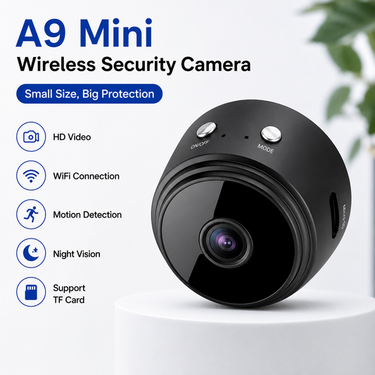 A9 Mini Wireless Security Camera, WiFi Indoor Home Security Camera, Mini Spy Camera, Motion Detection Camera, Night Vision Camera