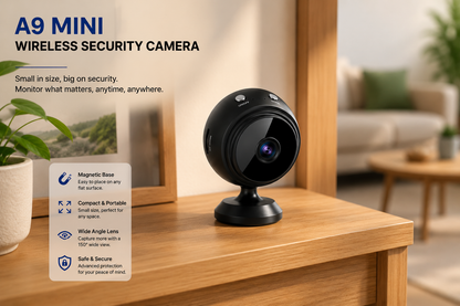 A9 Mini Wireless Security Camera, WiFi Indoor Home Security Camera, Mini Spy Camera, Motion Detection Camera, Night Vision Camera
